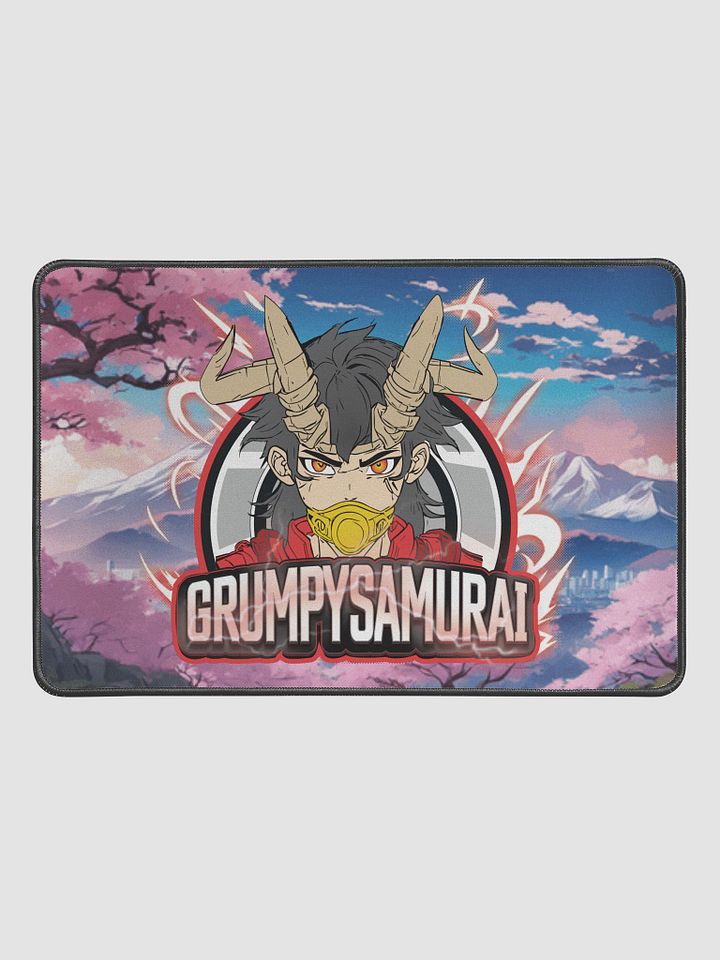 Grumpy Samurai Large Mouse Pad product image (1)