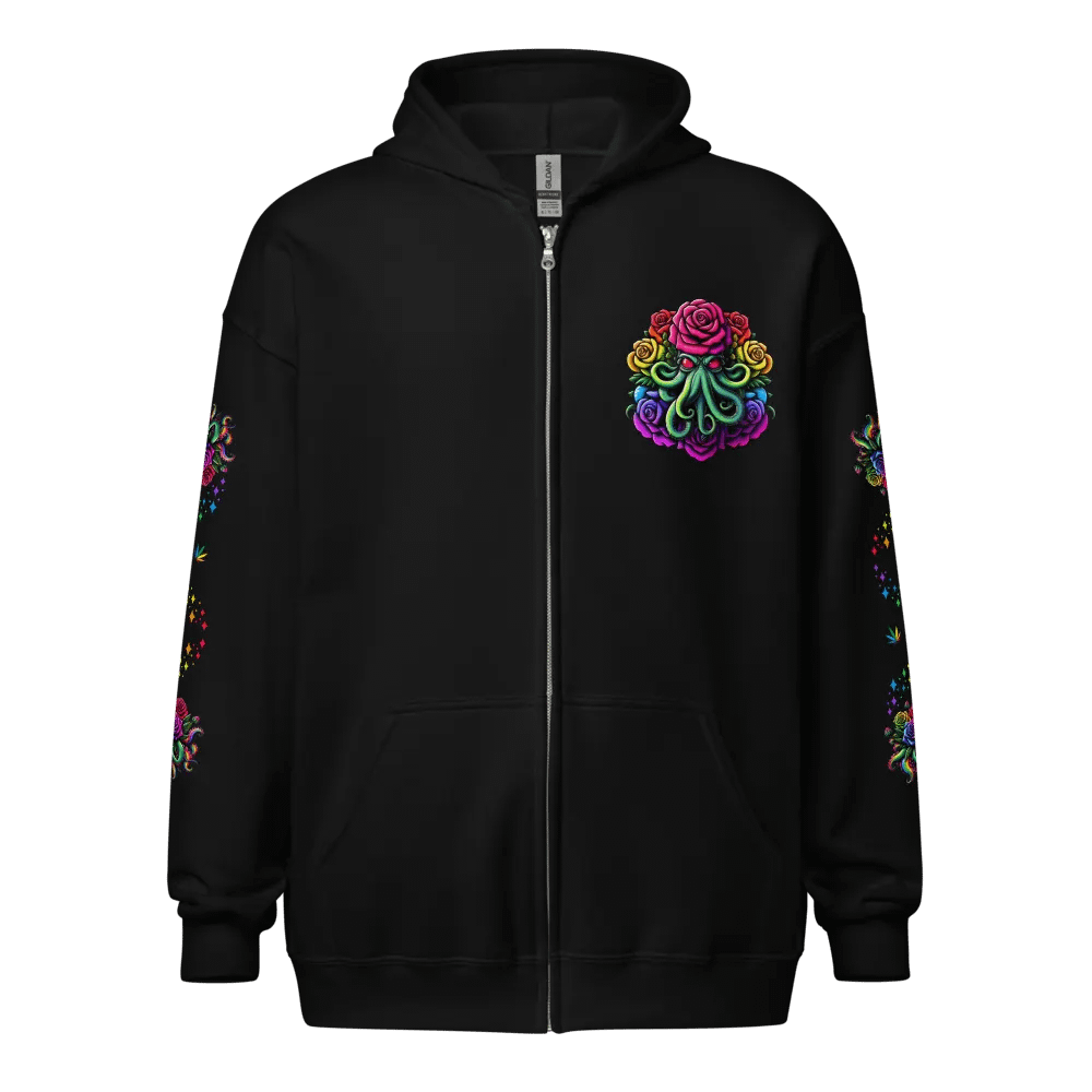 PRIDE Cthulhu Royalty Hoodie Zip-Up (Lots of Colors!) (Up to 5xl!) product image (1)