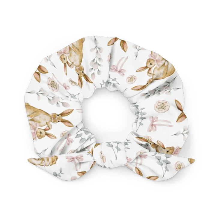 Easter Bunny White Scrunchie product image (1)