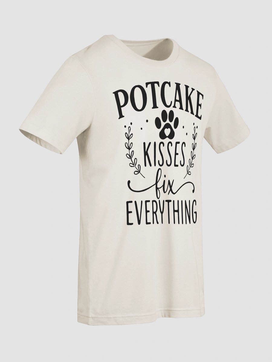 Potcake Kisses Fix Everything Dog Lover T-Shirt - Healing Paw Print Tee product image (83)