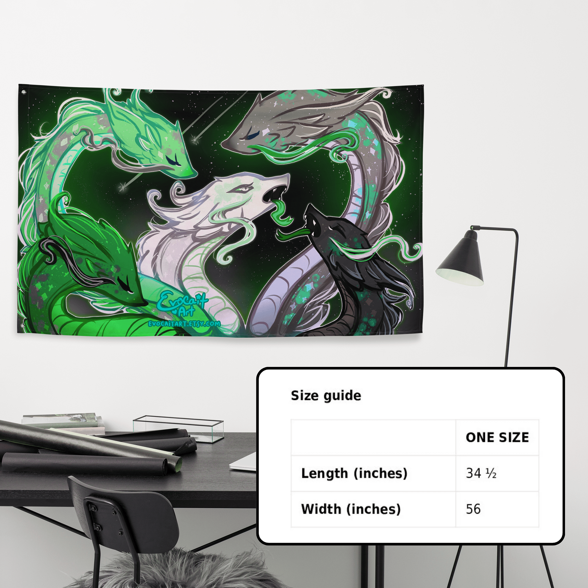 Fantasy Hydra Aromantic Subtle Pride Flag product image (5)