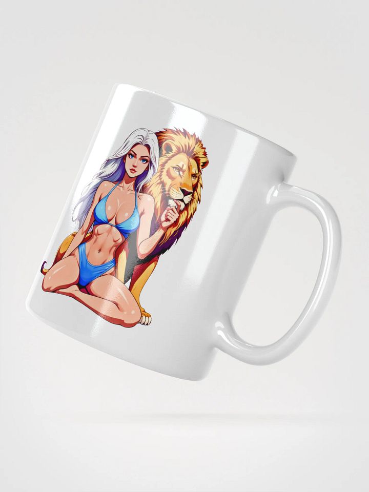 Symmetrical Serenity White Glossy Mug product image (4)