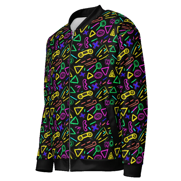 Pixel Pulse Bomber Jacket product image (1)