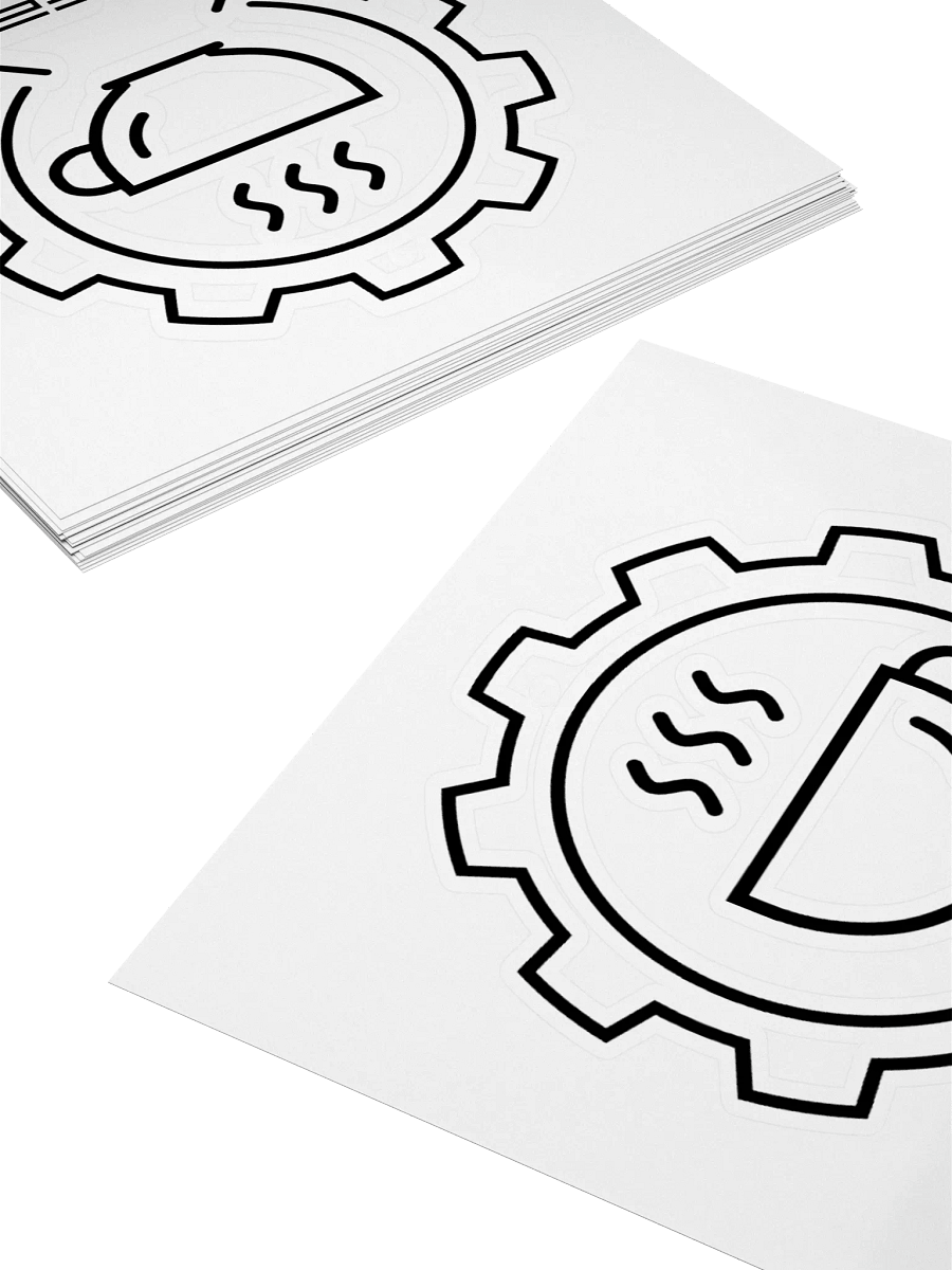 Engineered Coffee the Sticker (Black) product image (4)