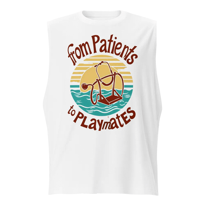 from patients to playmates, Playful Stethoscope Swing Muscle Tank product image (1)