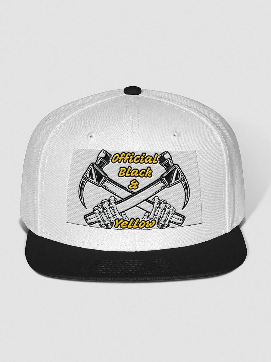 Official Black & Double Steel Snapback Cap product image (1)