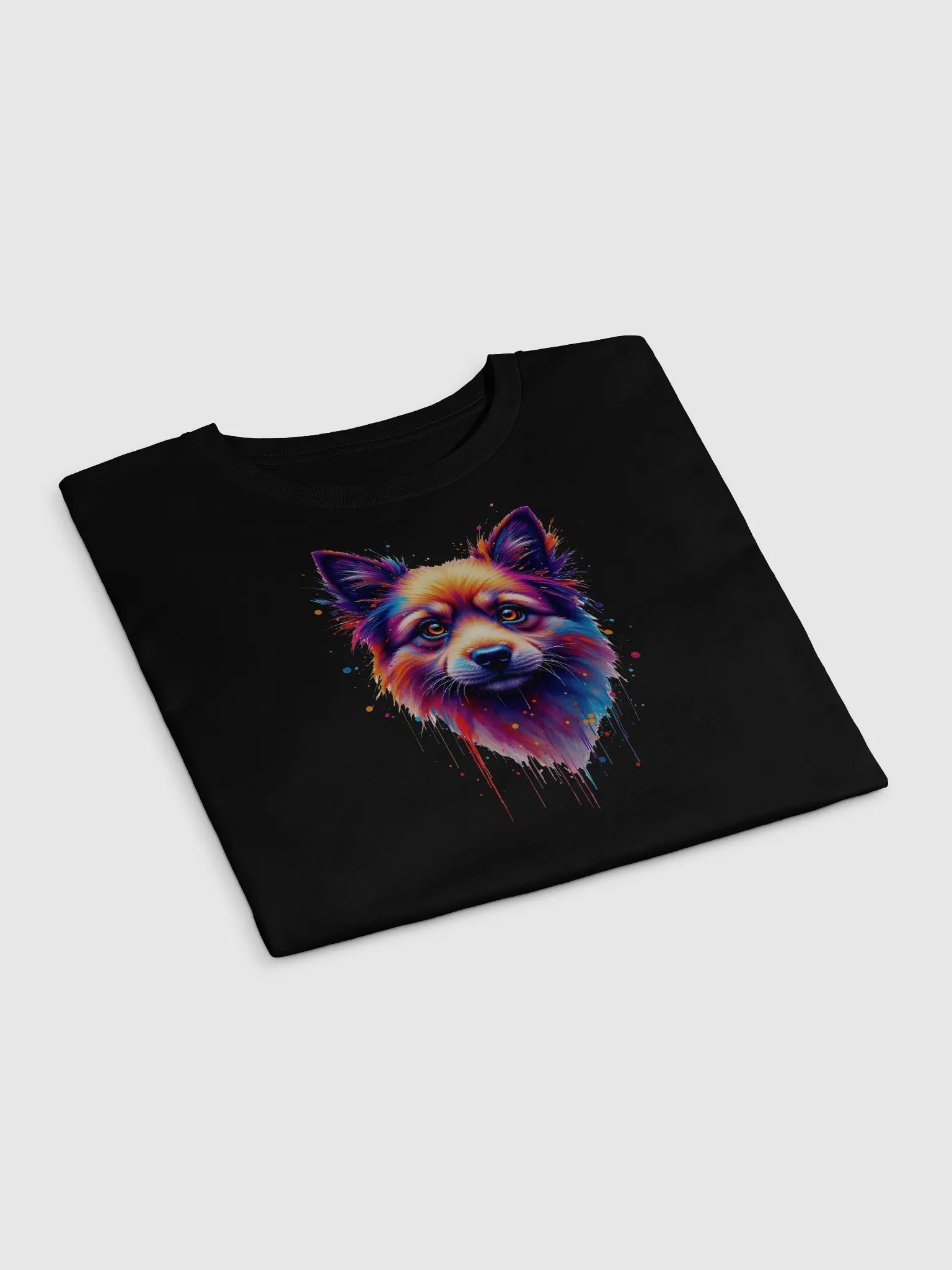 Vibrant Dog Portrait Crop Top product image (21)