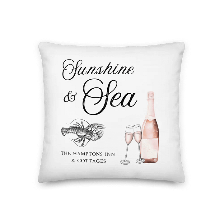 Hamptons Lobster & Rose - Premium Pillow - Kissen mit Hummer-Druck product image (2)