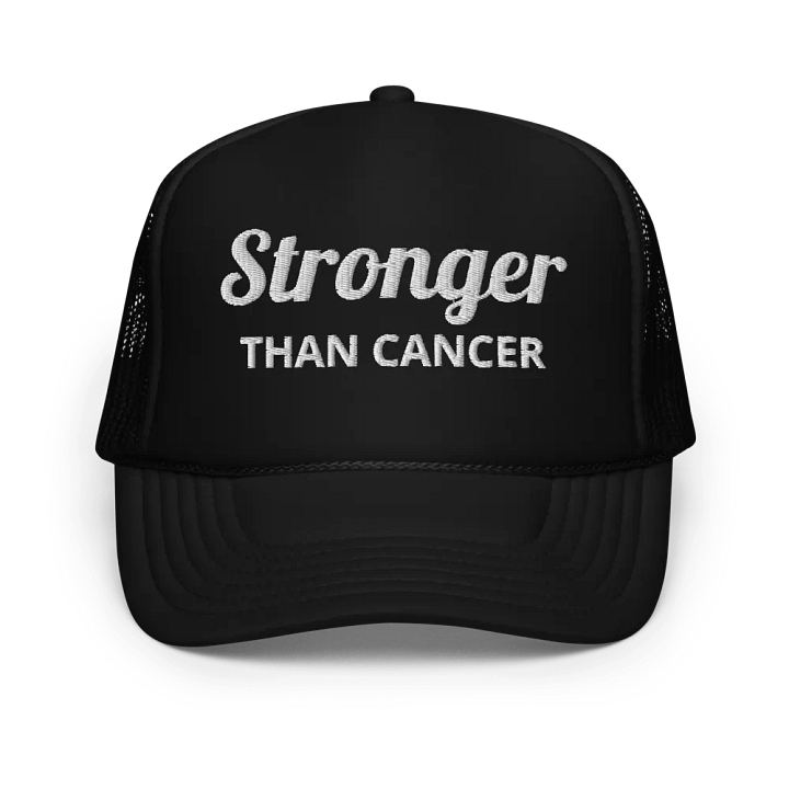 Stronger than cancer, cancer survivor, embroidered Trucker Cap product image (1)