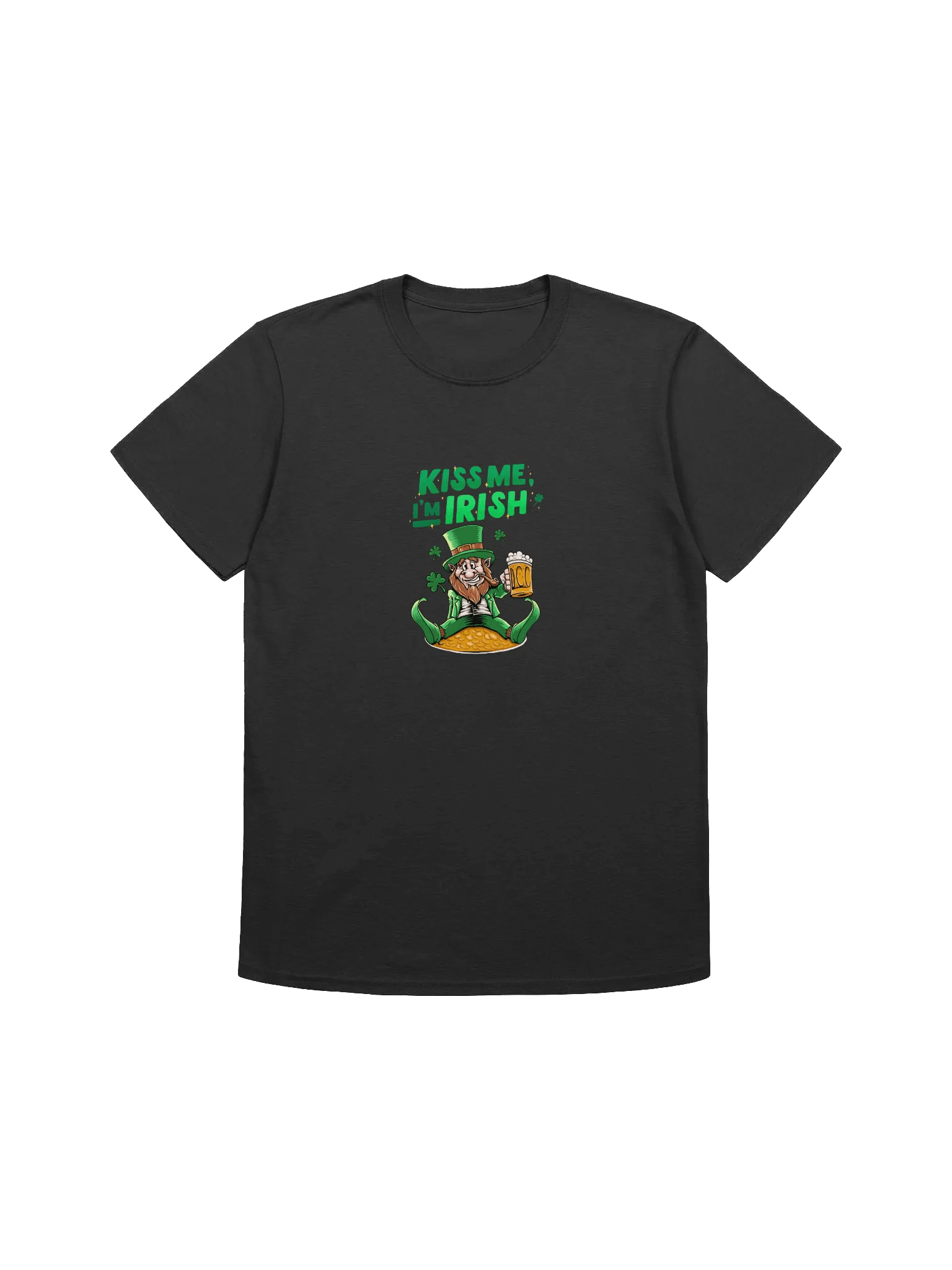 Funny St Patrick's Day Unisex T-Shirt With Irish Leprechan product image (1)