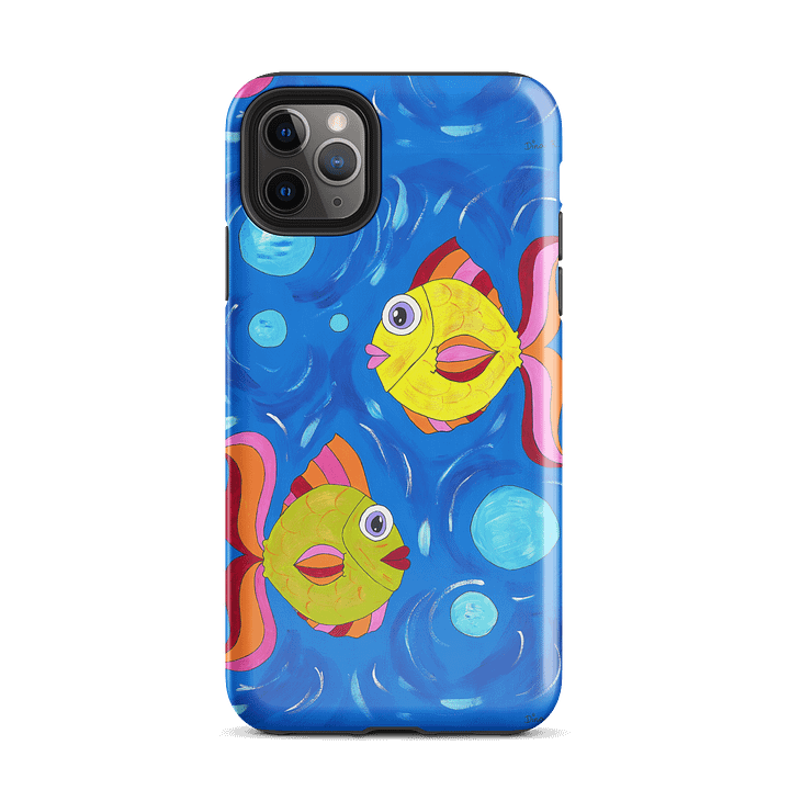 Fish style (art by Dina R.) acrylic painting picture - Tough Case for iPhone product image (26)