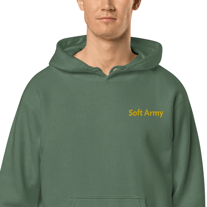 Soft Army Embroidered Hoodie! product image (1)