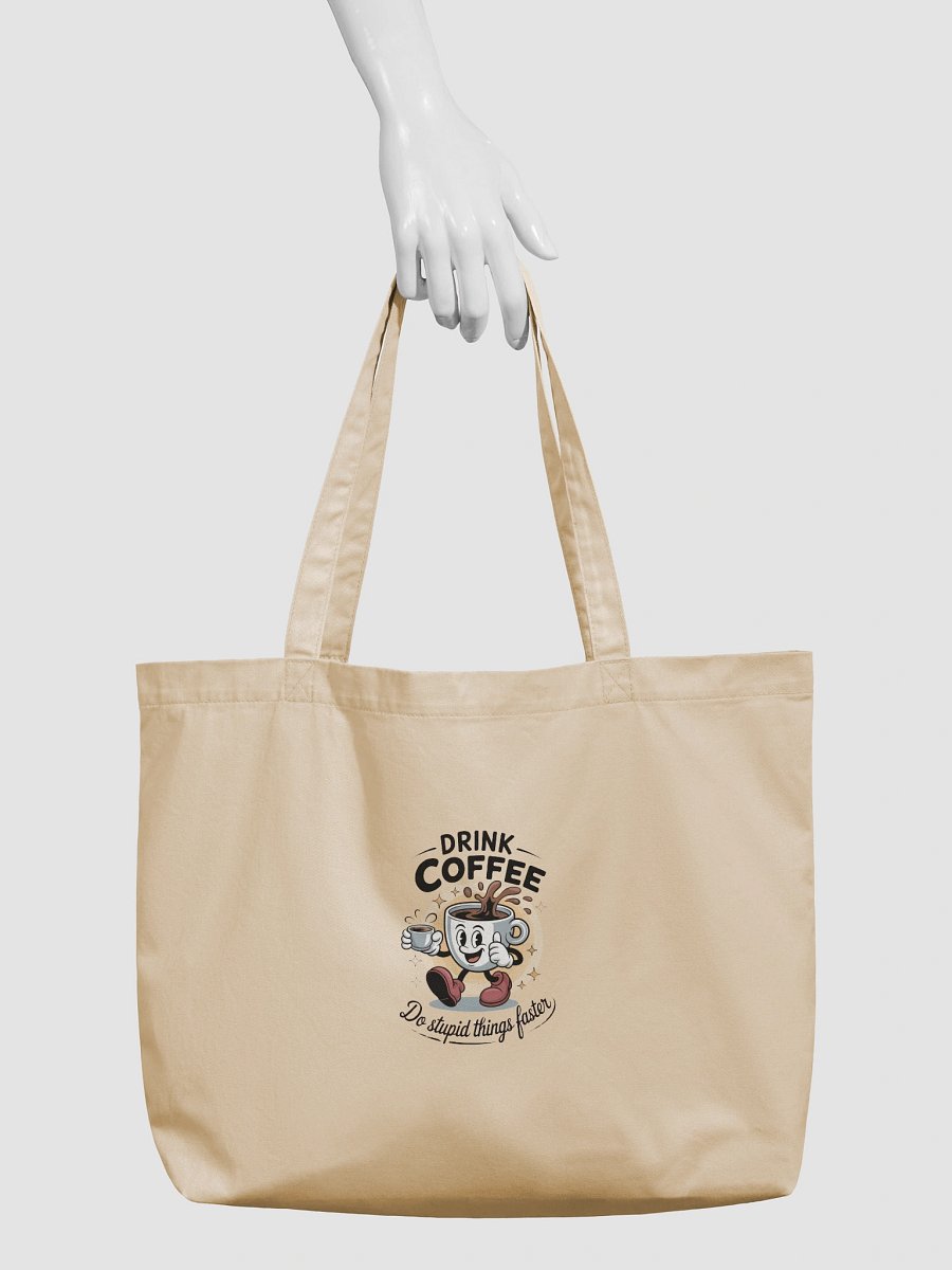 Drink Coffee Cartoon Tote Bag product image (3)