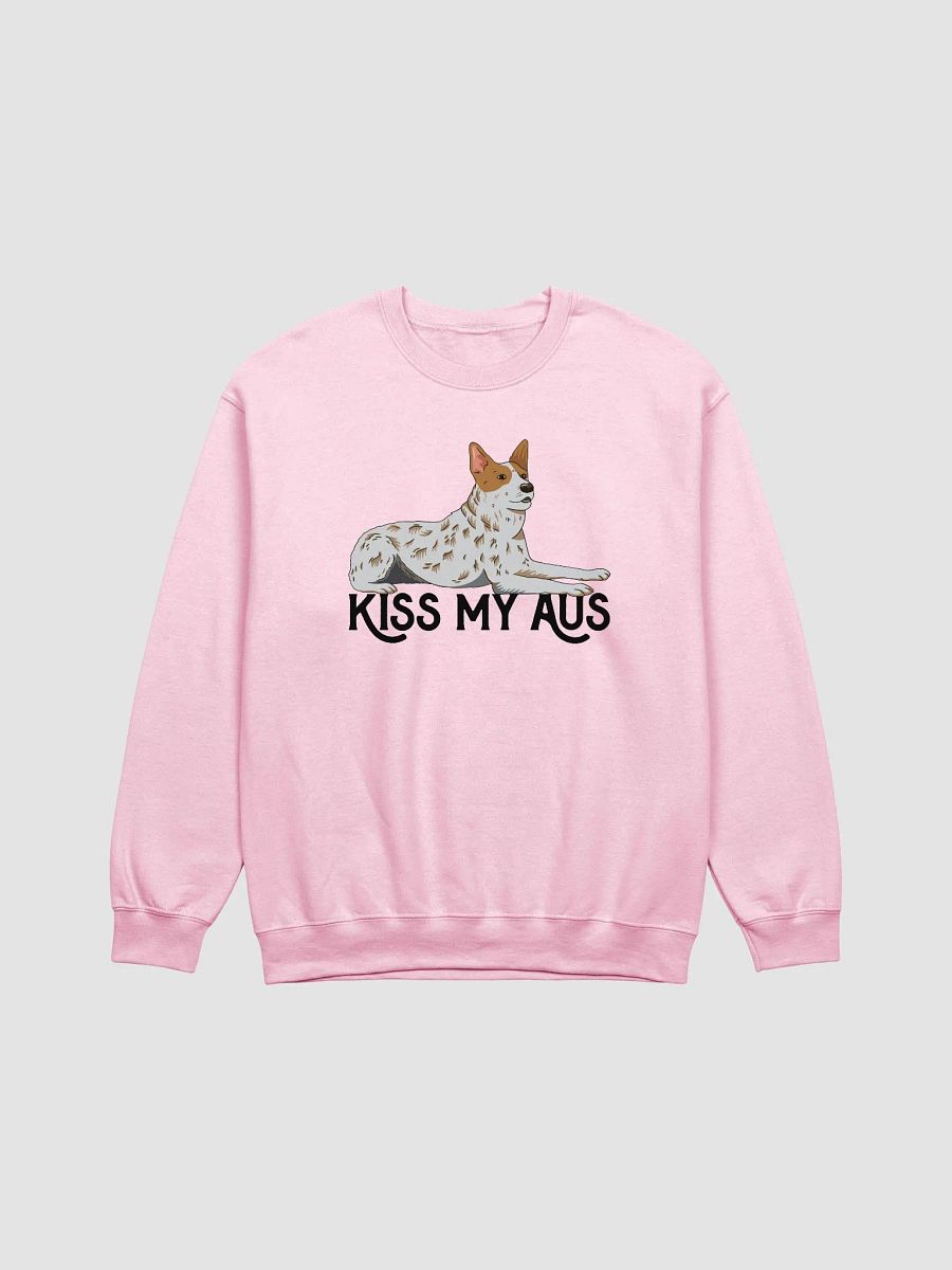 Kiss My Aus Sweatshirt of an Australian Cattle Dog | Funny Shirt for Red Heeler and Herding Dog Owners product image (9)