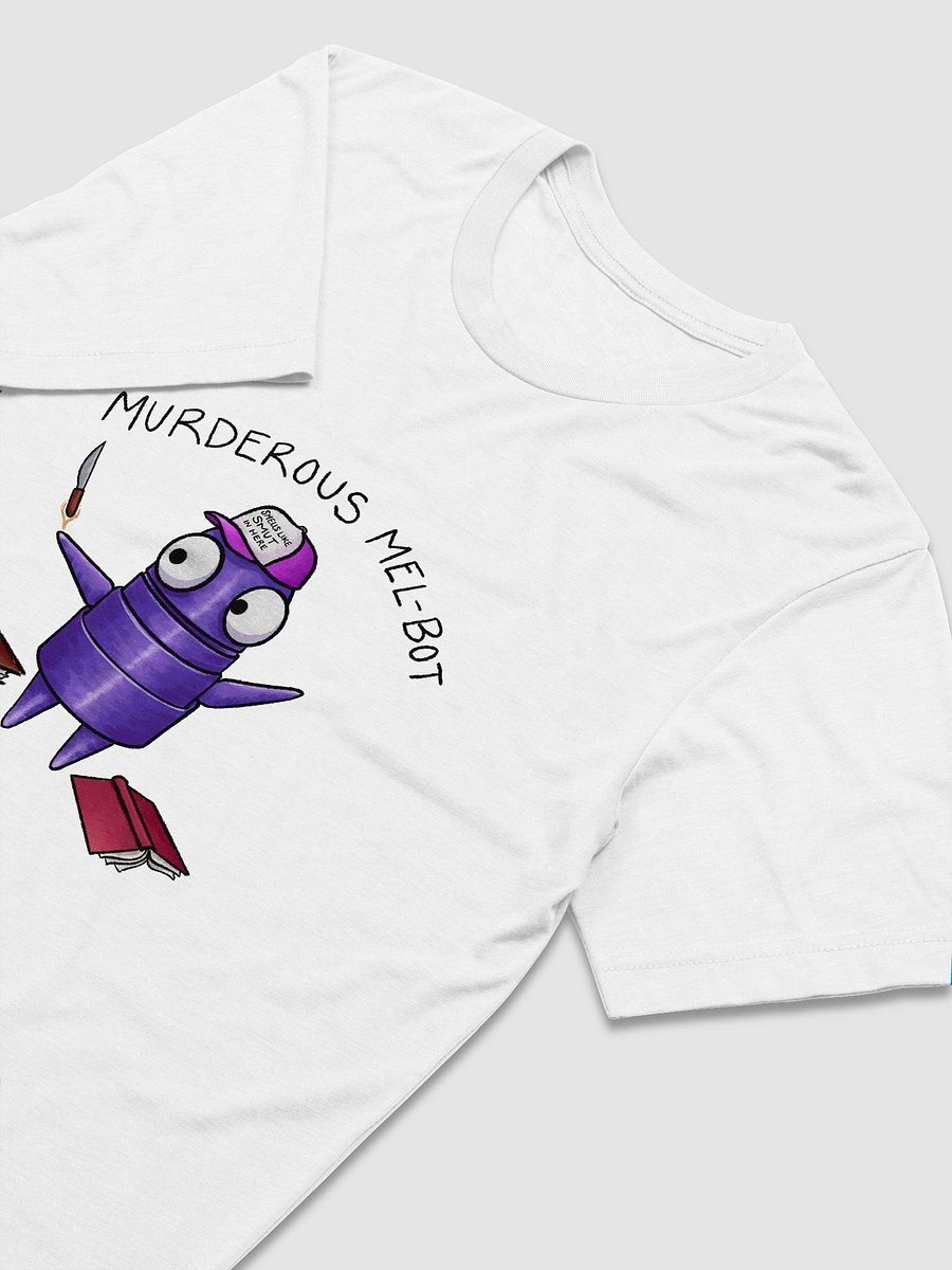 Murderous Mel-Bot Bella-Canvas Tri Blend Tee White product image (3)