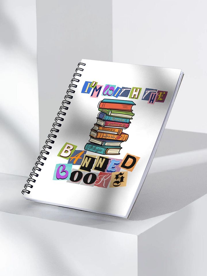 Im With The Banned Books Spiral Notebook product image (2)