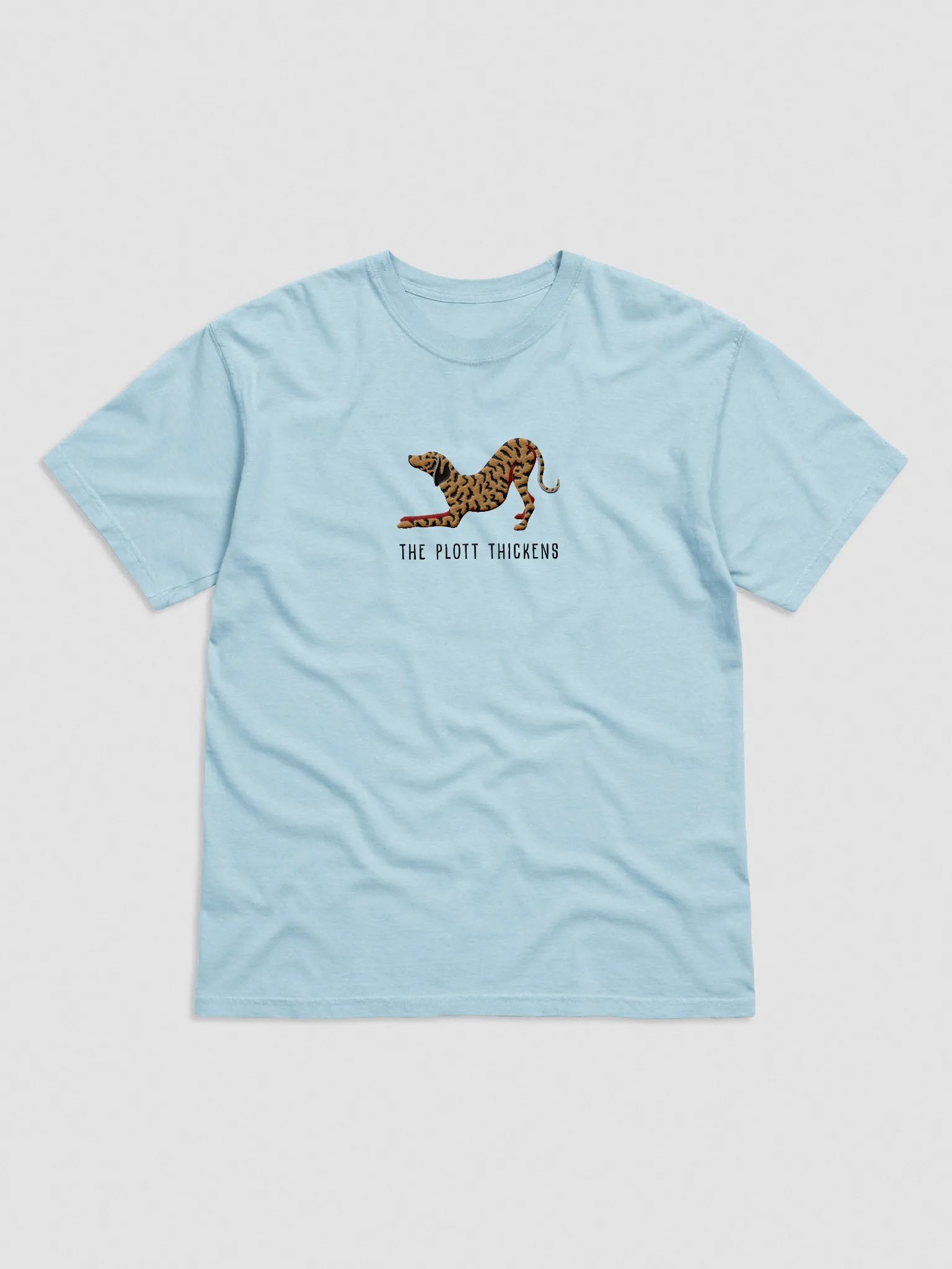 The Plott Thickens T-Shirt(Embroidered) of a Plott Hound product image (4)
