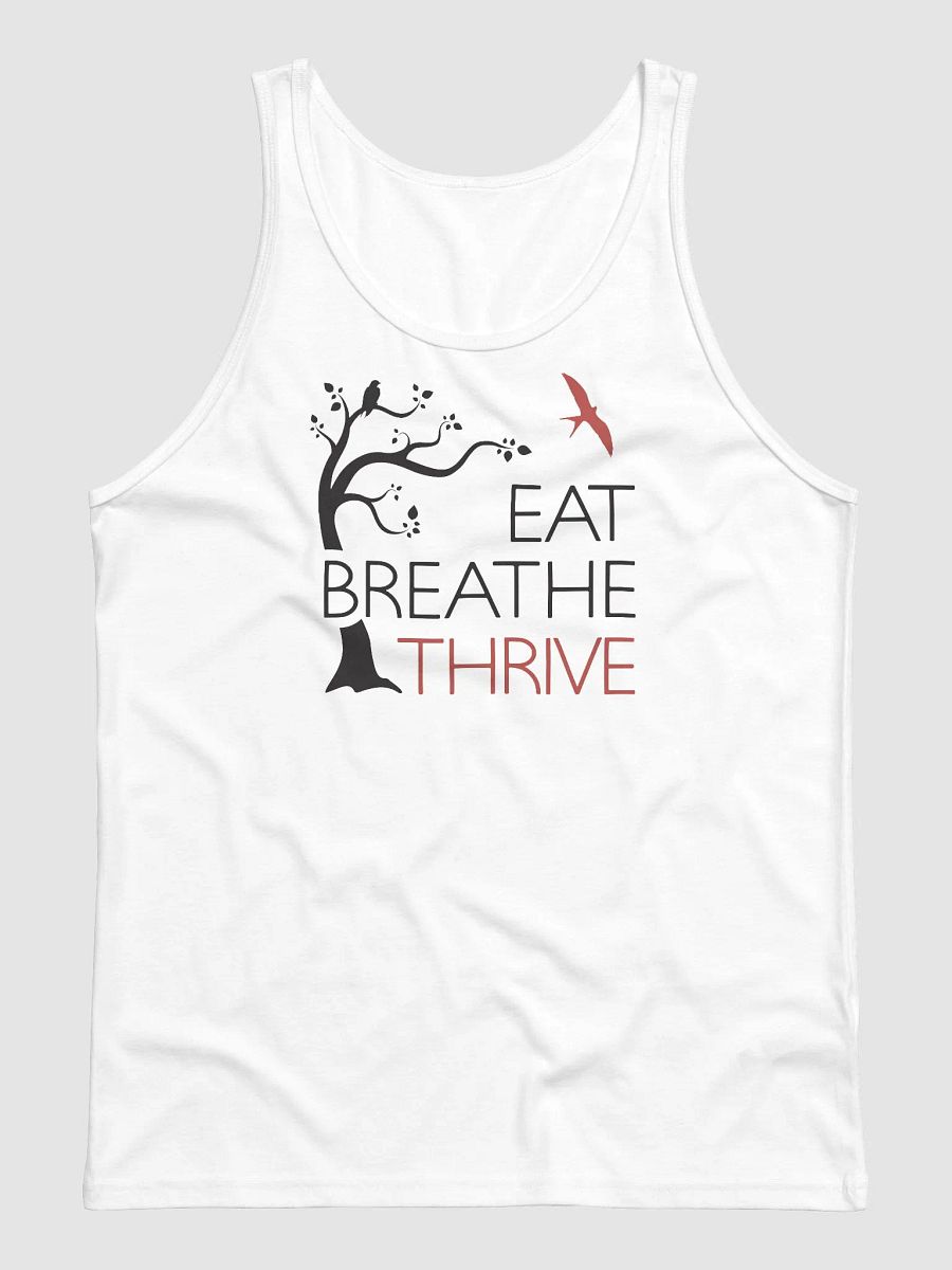 Eat Breathe Thrive | white tank product image (1)