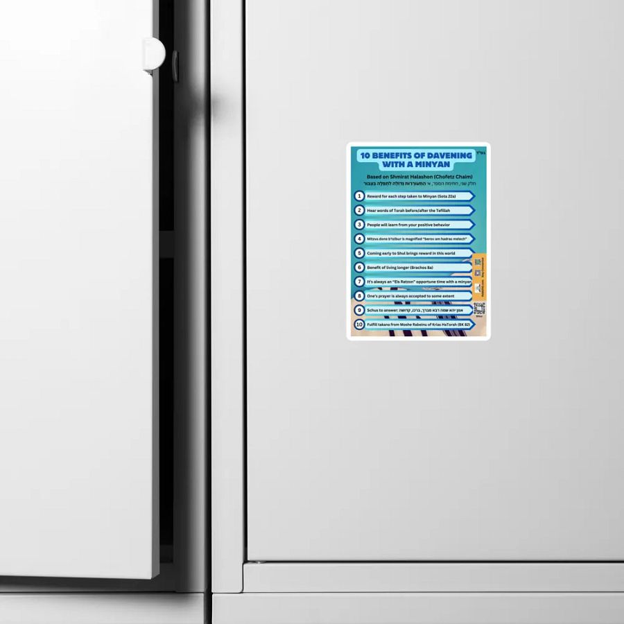 Magnet - 10 Benefits of Davening with a Minyan product image (8)