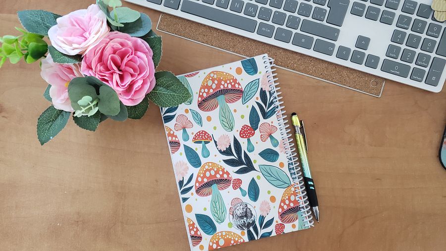 Good Vibes Mushroom Notebook Lines product image (2)