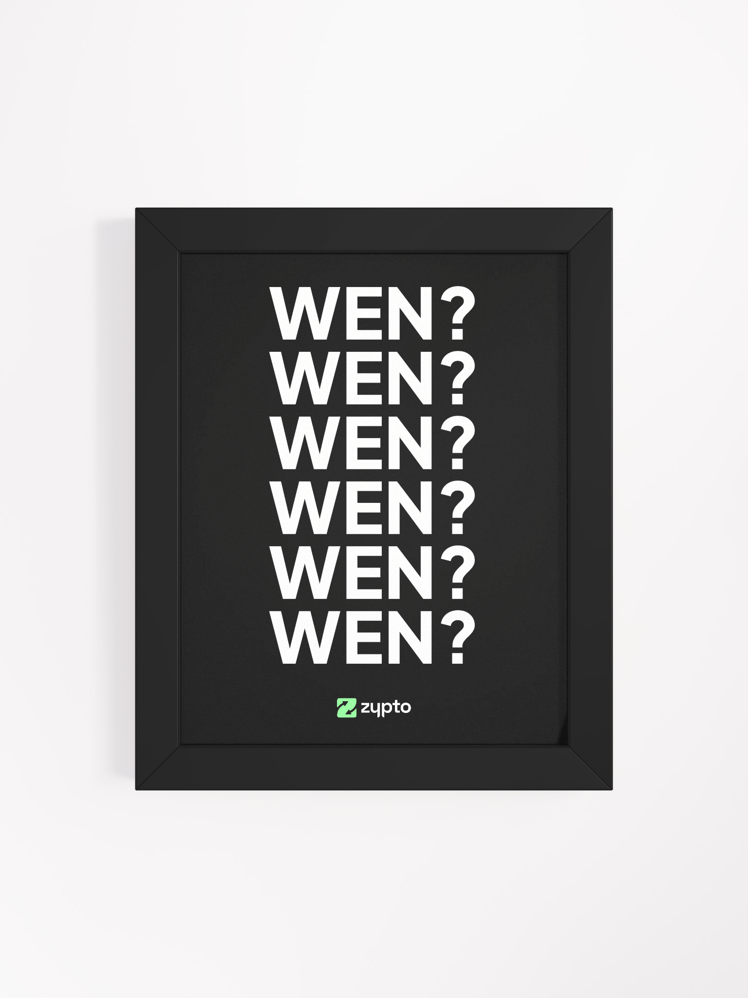 WEN? Framed Poster product image (4)
