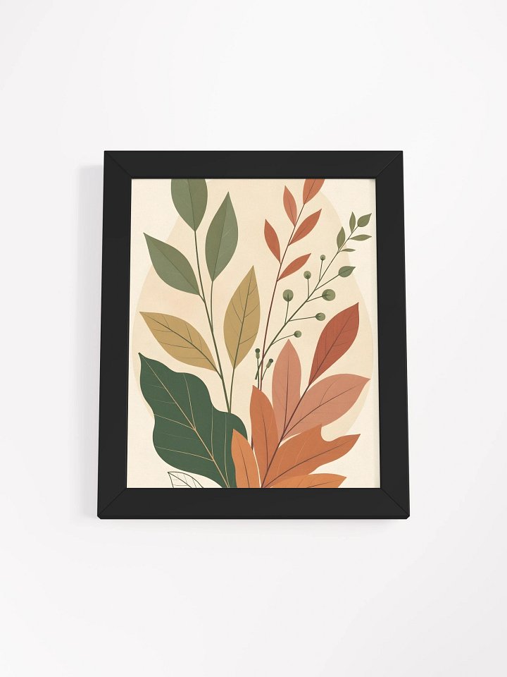 "Autumn Leaves Minimalist Botanical Wall Art | 8x10 Print" product image (1)
