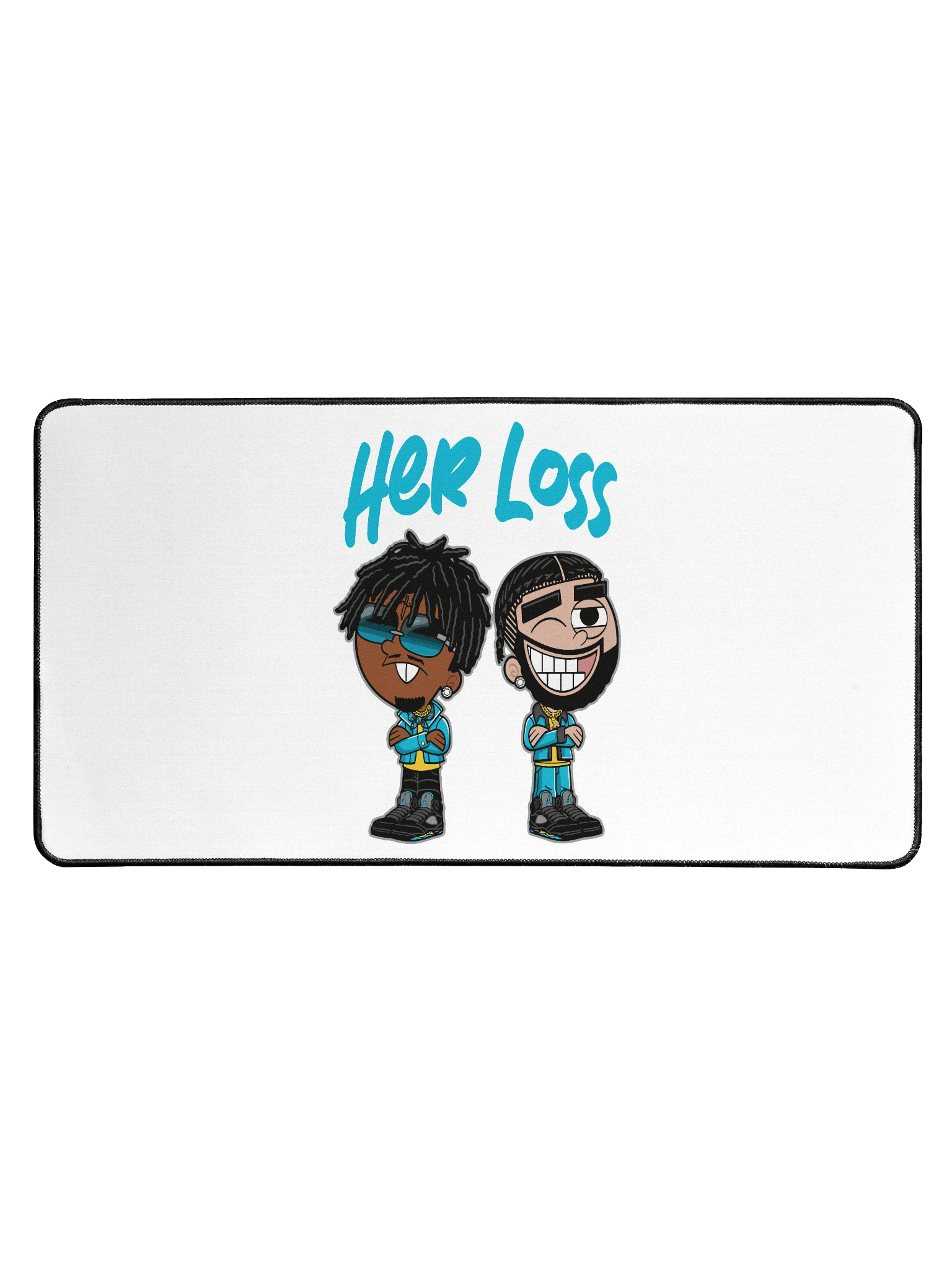 Trendy Cartoon Desk Mat - HER LOSS Edition product image (1)
