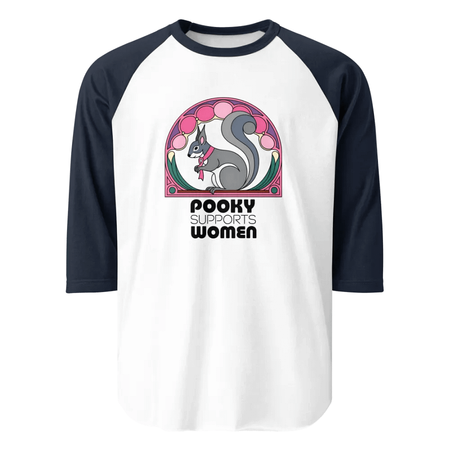 Pooky Supports Women Raglan Tee product image (1)