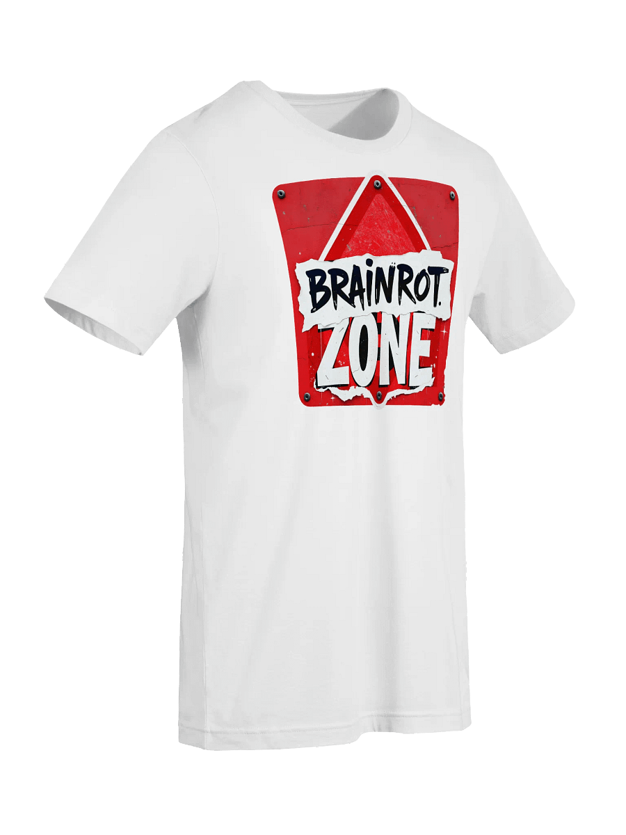 Brainrot Zone Sign Tee product image (7)