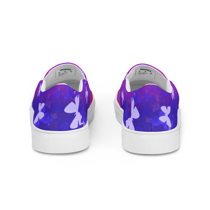 Butterfly night slip on canvas shoes product image (2)