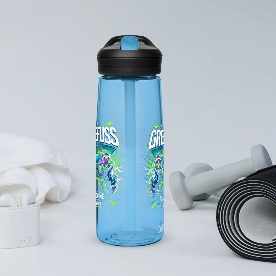 Neon Gaming Wings Sports Water Bottle product image (11)