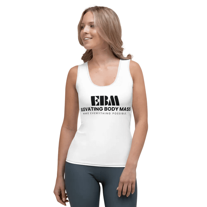 EBM Women's Tank Top (Black Logo) product image (1)
