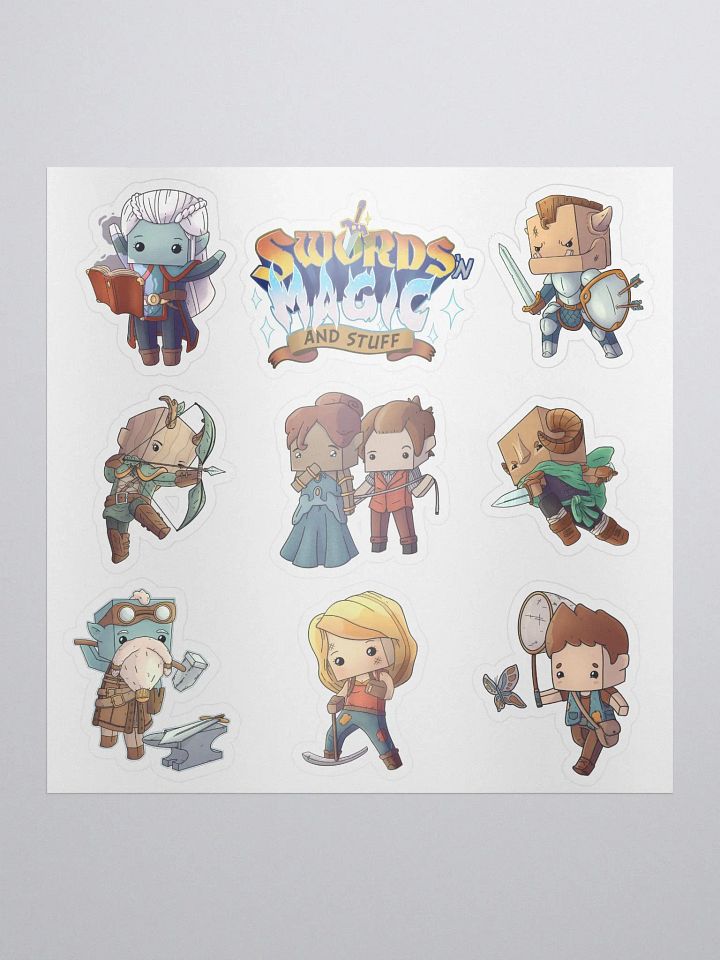 Swords 'n Magic Inhabitants Sticker Sheet product image (1)