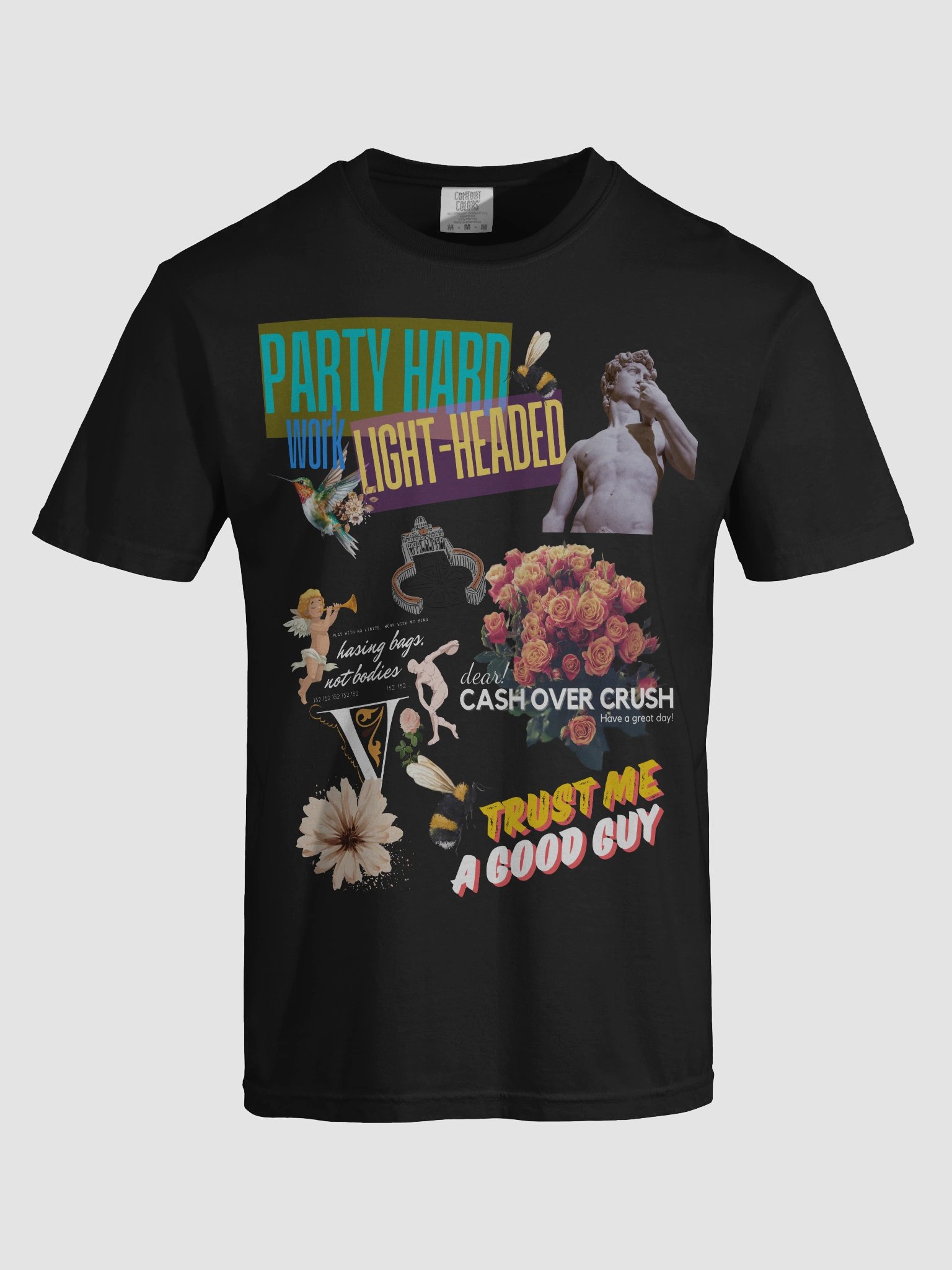 Eclectic Art Collage Cotton Tee product image (47)