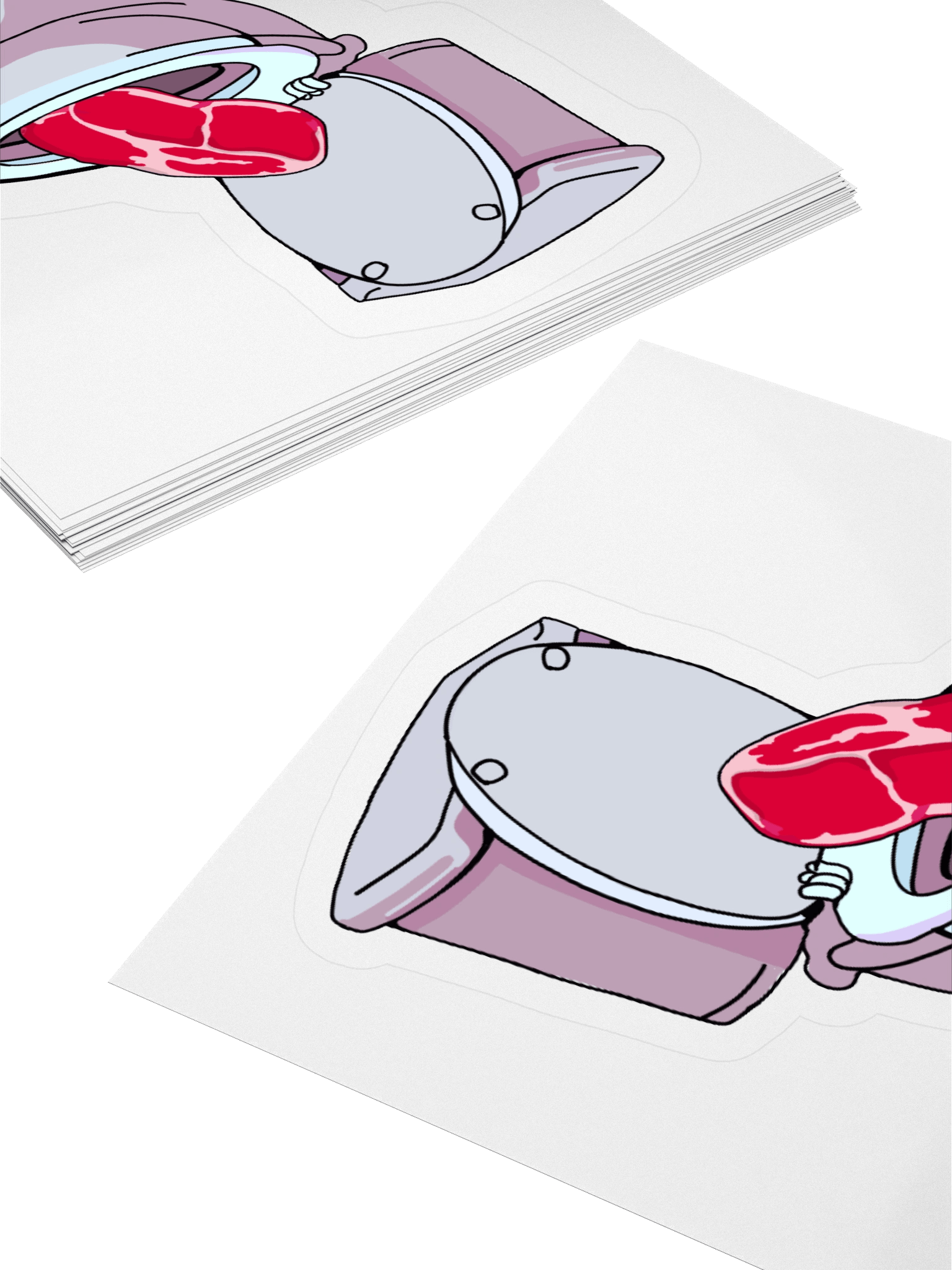 Toilet Steak Sticker product image (11)