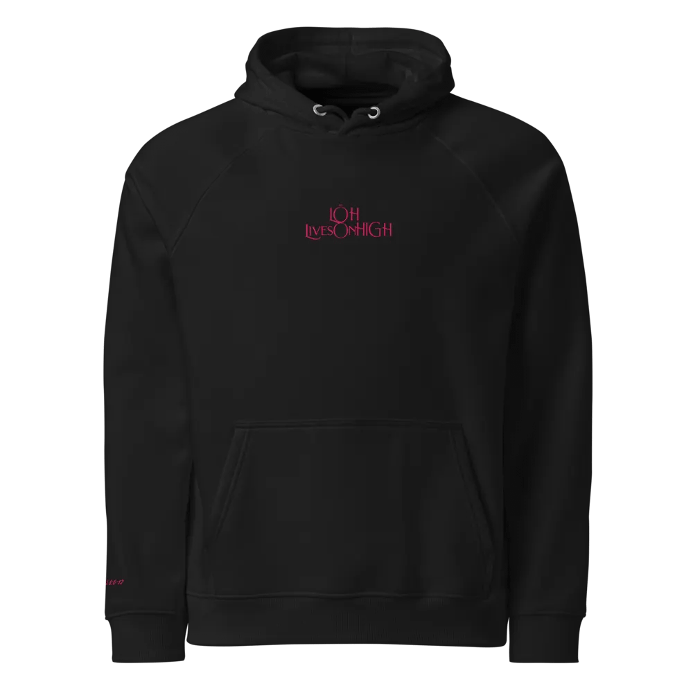 The Lives On HIGH | NEW CHAPTER | UNISEX Hoodie | Pink product image (1)