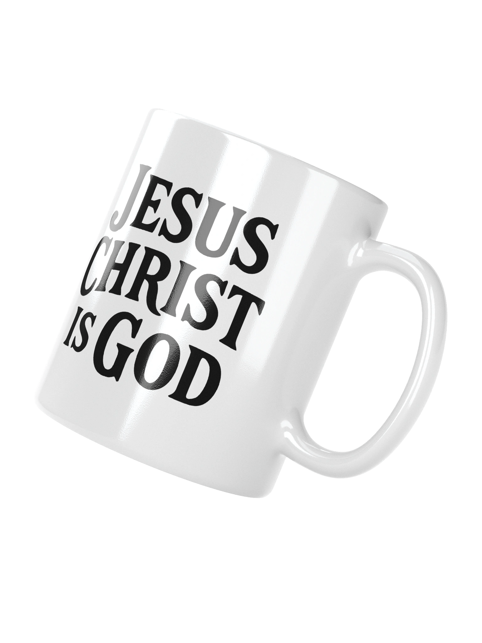 Jesus Christ Is God White Glossy Mug product image (3)