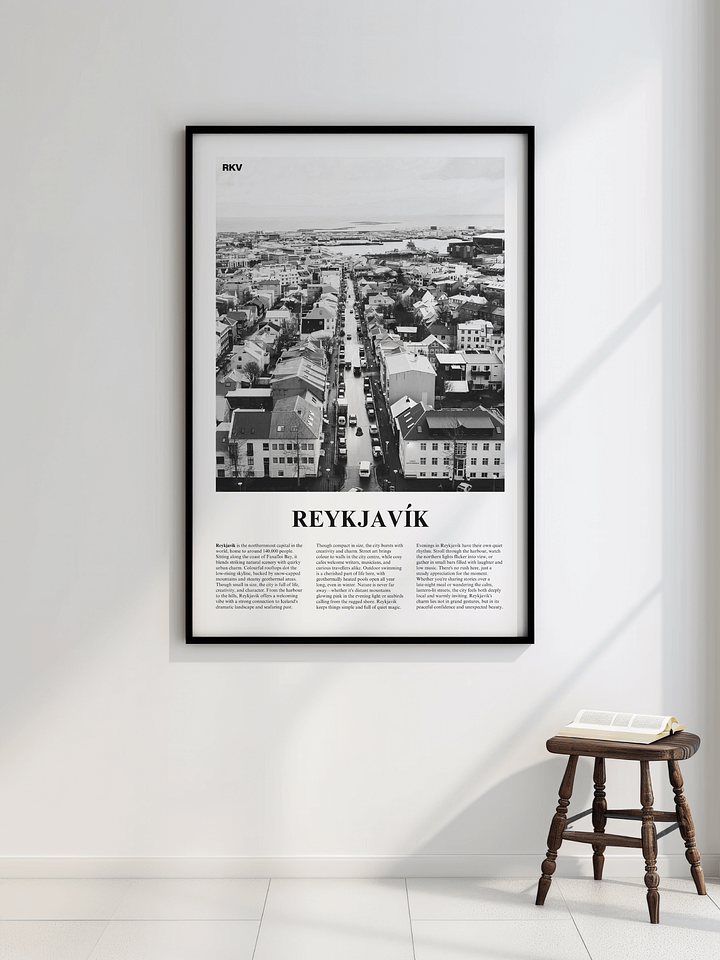 Reykjavik 02 Newspaper Poster product image (4)