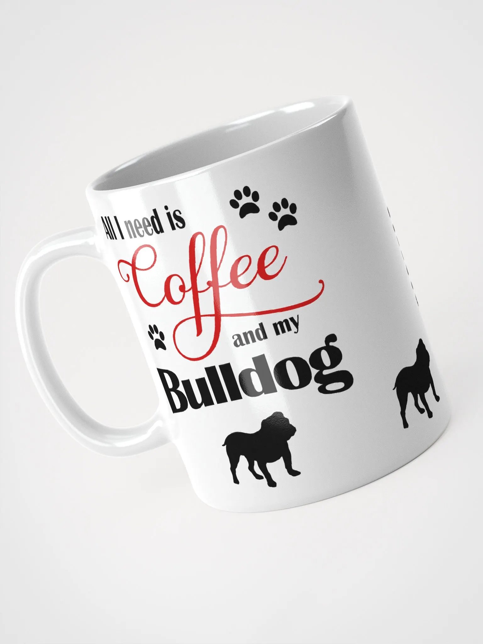 Coffee and my Bulldog Mug product image (3)