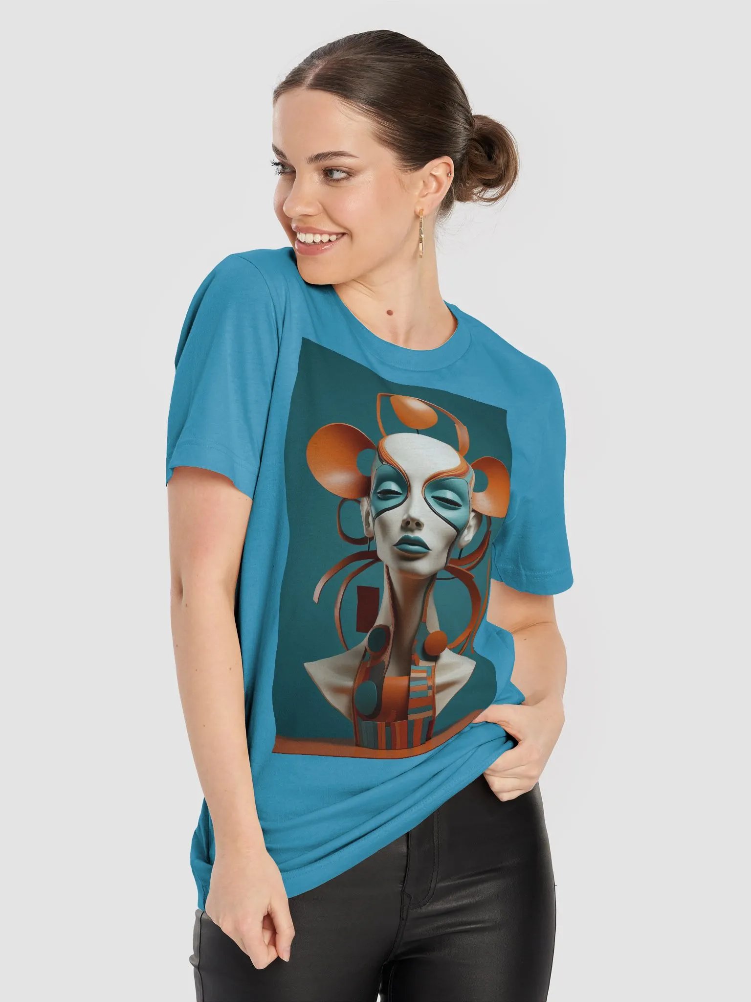 Futuristic Abstract Head Sculpture T-Shirt product image (6)