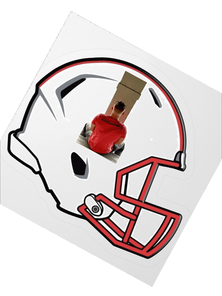 CFB Campus Tour's Fightin' Pillars Helmet Sticker 3" x 3" product image (2)