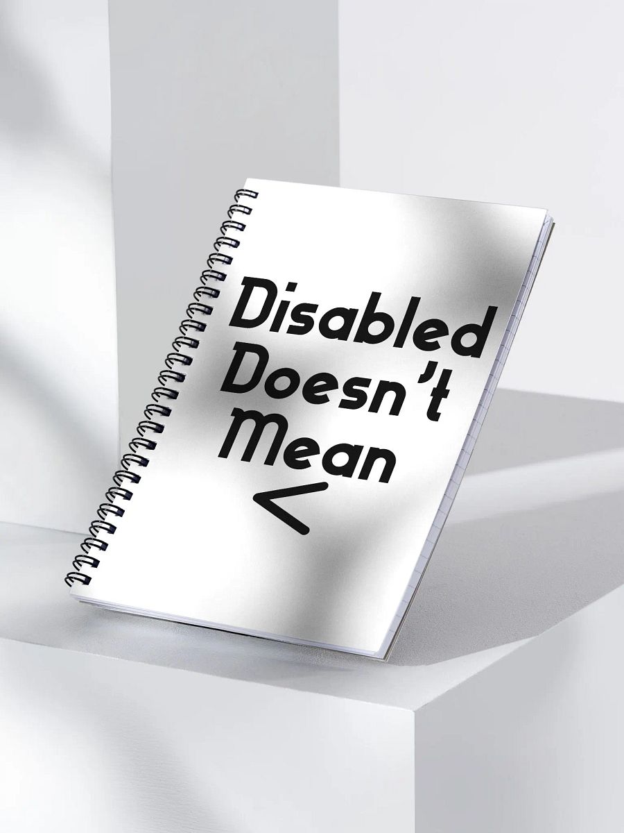 Disabled Doesn't Mean < Notebook product image (4)