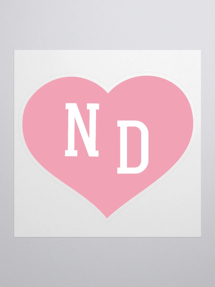 ND Heart Pink Sticker product image (3)
