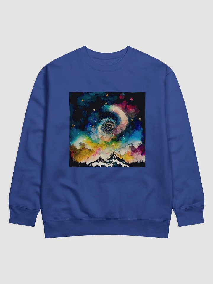 image on both sides- Cosmic Dreams Cotton Sweatshirt product image (1)