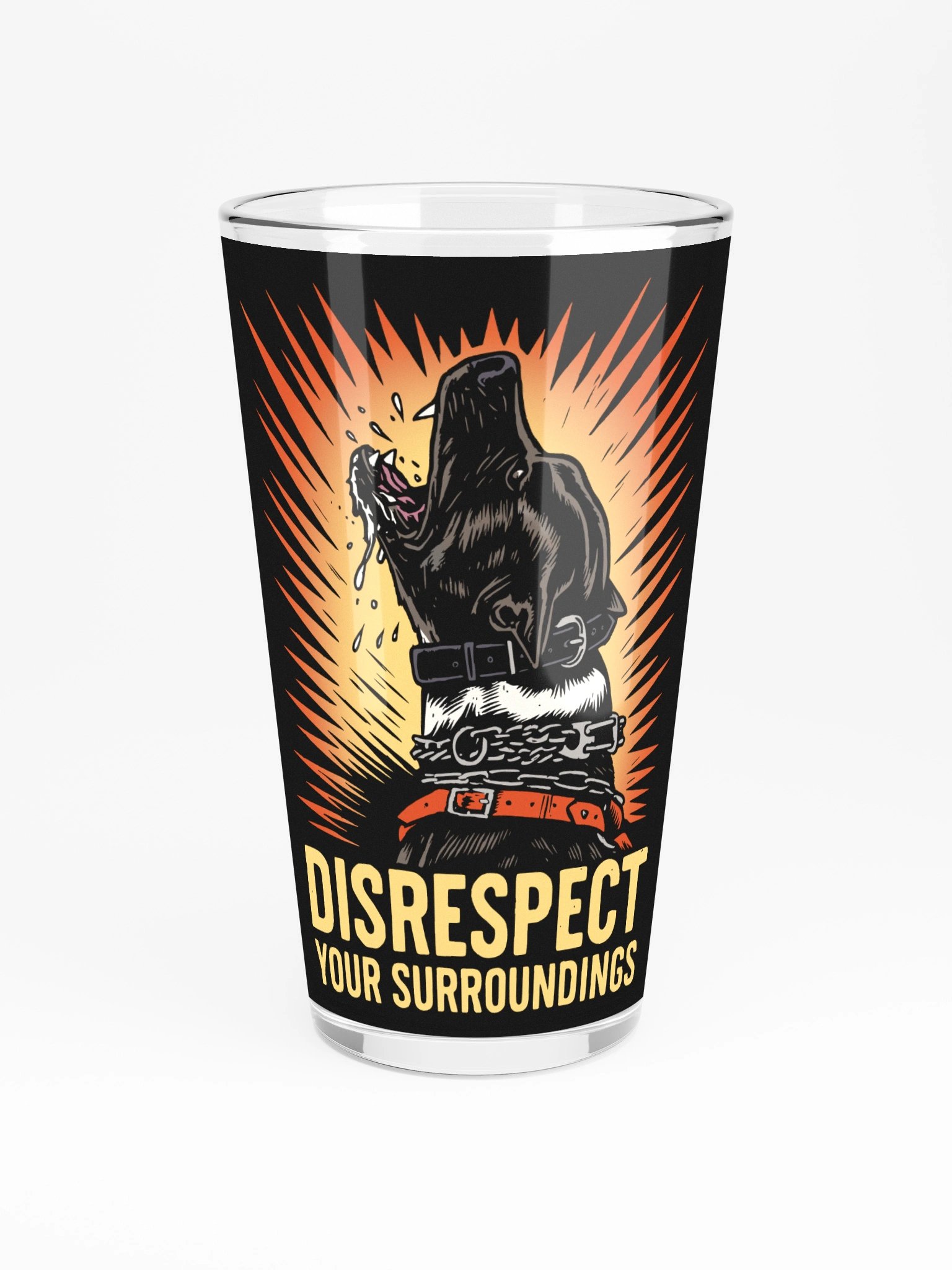 Disrespect - Pint Glass product image (3)