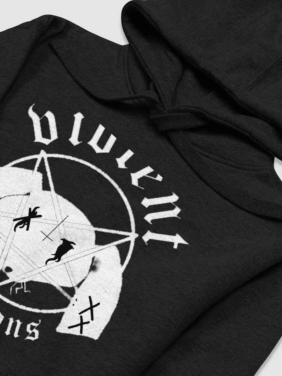 Black Metal Bunny Logo Hoodie product image (3)