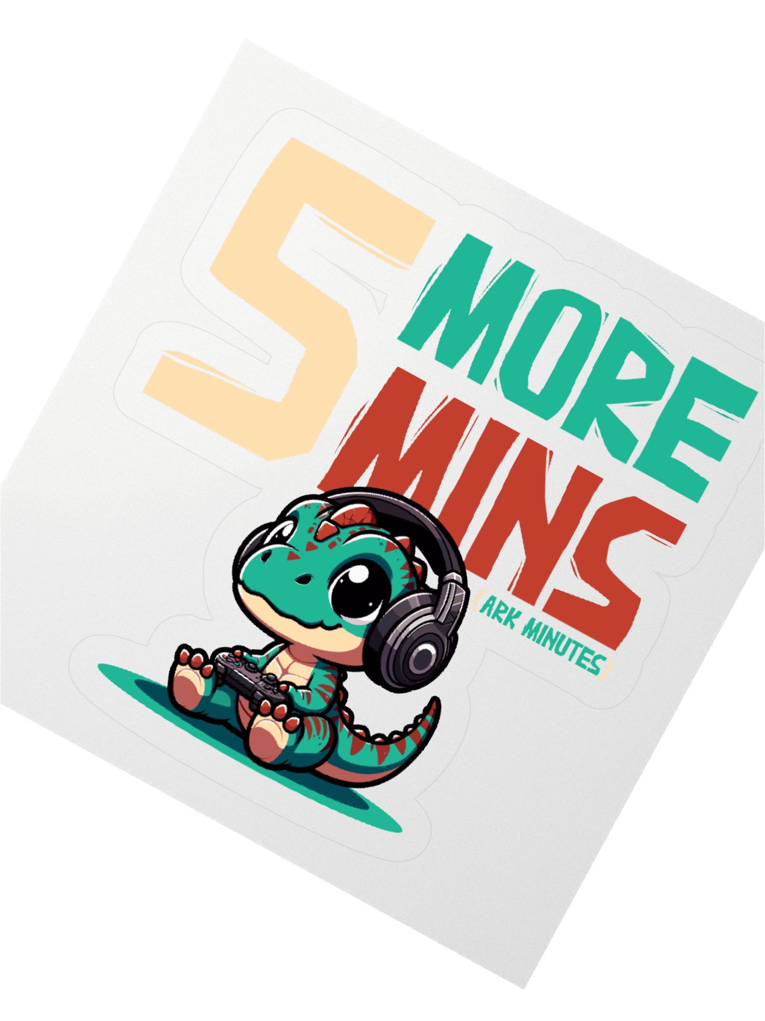 5 More Minutes Vinyl Kiss Cut Sticker product image (5)