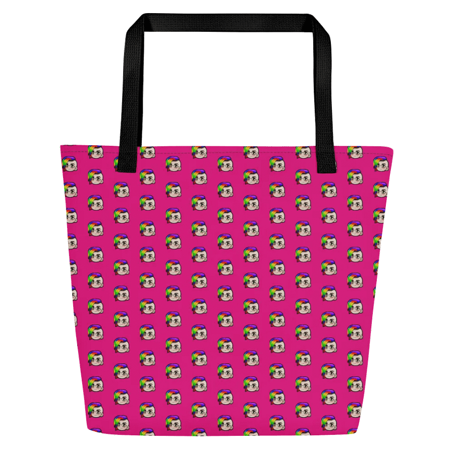 Hybrid Pride Large Tote Bag w/Pocket (Pink) product image (1)