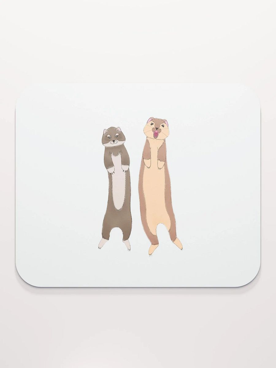 Cute Stoats Mouse Pad product image (2)