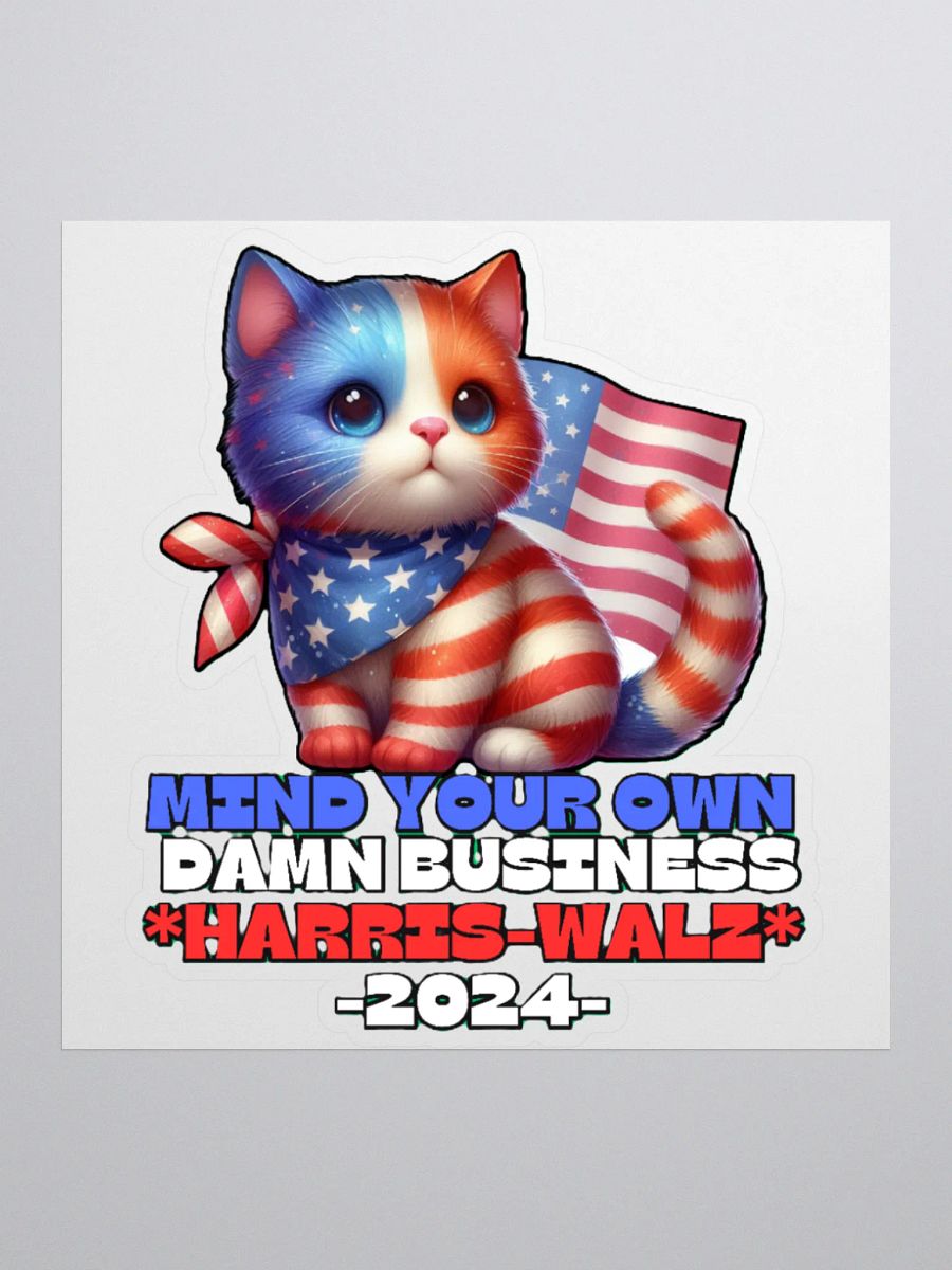 HARRIS-WALZ 2024 MIND YOUR OWN DAMN BUSINESS product image (1)